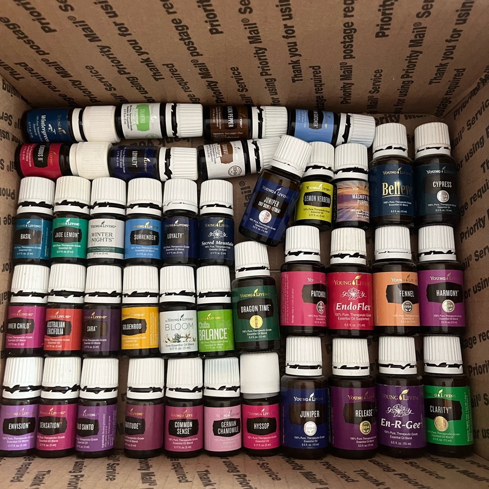 Huge lot of Young Living Essential Oils